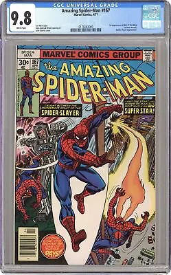 Buy Amazing Spider-Man #167 CGC 9.8 1977 0176083009 • 389.25£