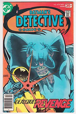 Buy Detective Comics #474 Very Fine Plus 8.5 Batman First Appearance Of Deadshot • 55.40£