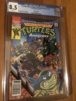 Buy Teenage Mutant Ninja Turtles Adventures #13 Newsstand CGC 8.5 Regular Series • 19£