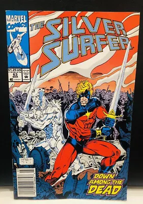 Buy The Silver Surfer #63 Comic Marvel Comics Newsstand • 4.93£