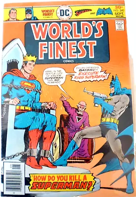 Buy World's Finest Issue # 240.  Sept.1976. Dc Comics. High Grade. Vfn+ • 6.99£