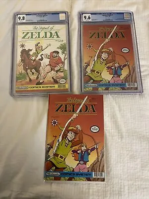 Buy The Legend Of Zelda 1 CGC 9.6 2 CGC 9.8 No Price Variant 1990 Valiant Comics • 993.05£