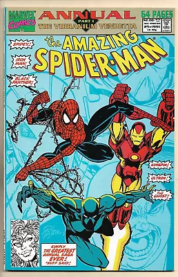 Buy Amazing Spider-Man Annual #25 NM- (1991) 1st Solo Venom Story! Black Panther! • 11.86£