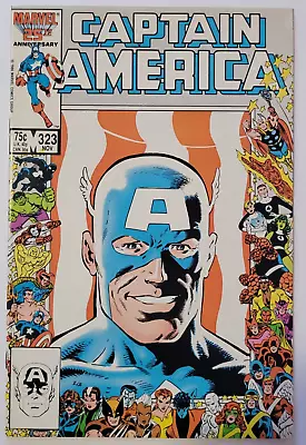 Buy Captain America #323 Marvel 25th Anniversary 1ST APP JOHN WALKER SUPER PATRIOT • 15.85£
