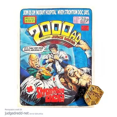Buy 2000AD Prog 550 Star Wars Item Judge Dredd Issue. New Comic Bag & Board 87 1987 • 12.99£