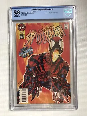 Buy The Amazing Spider-Man #410 CBCS 9.8 WP 1st Appearance Ben Reilly Carnage 1996 • 119.87£