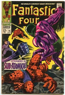 Buy Fantastic Four Vol 1 #76 (Marvel Comics 1963) Silver Surfer! Galactus! Stan Lee! • 12.75£