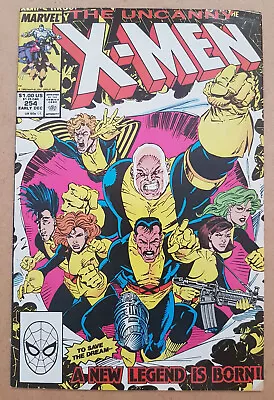 Buy Uncanny X-Men (Vol. 1) #254 - MARVEL Comics - Early Dec 1989 - FINE- 5.5 • 2£