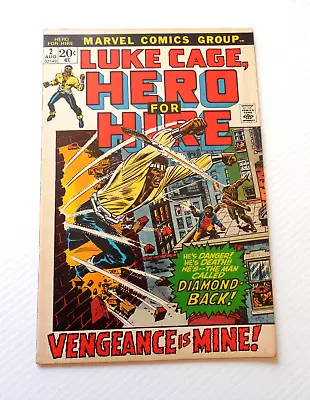 Buy Luke Cage Hero For Hire No 2 Marvel Comics 1972 Bronze Age Key Issue Stan Lee • 27.66£
