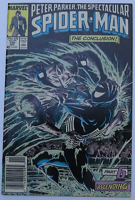 Buy Spectacular Spiderman #132 (Nov 1987, Marvel), VG-FN (5.0), Kraven Tie-in • 3.95£