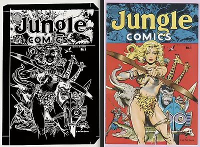 Buy Dave Stevens Art Jungle Comics #1 Sheena QOTJ Orig Printing Plate Negative 1/1 • 3,162.43£