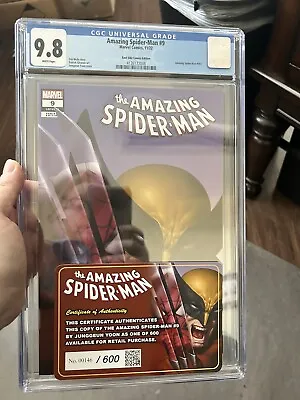 Buy Amazing Spider-man #9 East Side Comics Edition CGC 9.8 Certified 146 Of 600 • 108.88£