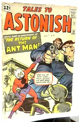 Buy TALES TO ASTONISH #35 (Sept.1962) Marvel Comic 1st Antman In Costume Cents • 225£