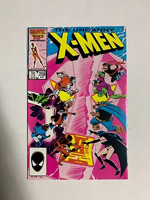 Buy Uncanny X-Men #208 Wolverine Storm Nightcrawler Morlocks Nimrod Hellfire Club • 7.06£