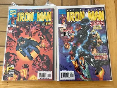 Buy IRON MAN #11-12 (1998) NM MARVEL War Machine Storyline • 7£