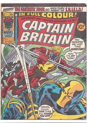 Buy Captain Britain Comic #5 (10/11/1976). VG • 8.46£
