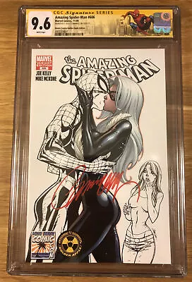 Buy Amazing Spider-Man #606, Variant Custom Label, CGC 9.6 SS NM+, Signed Campbell • 275.93£