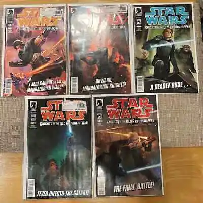 Buy Star Wars Knights Of The Old Republic War 1-5 Complete Set Dark Horse 1 2 3 4 5 • 79.43£