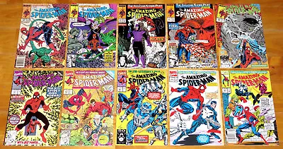 Buy Marvel 1989-1993 AMAZING SPIDER-MAN 14 Books No. 318, 319, 320, 325, 328 Hulk+++ • 64.93£