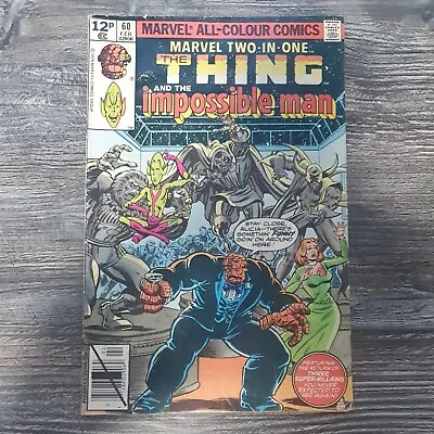 Buy Marvel Two-In-One #60 The Thing And The Impossible Man | Marvel Comics 1980 • 2£