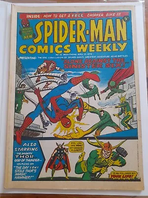 Buy Spider-Man Comics Weekly #10 Apr 1973 Fair/Good 1.5 Reprints ASM Annual #1 • 6.99£