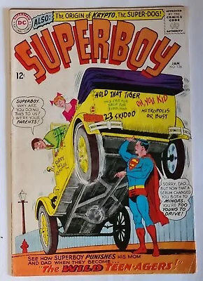 Buy Superboy #126 (dc 1966) Silver Age Est~fine+(6.5) Origin Of Krypto The Super-dog • 21.68£