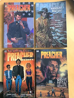 Buy PREACHER : Set Of 8 DC Vertigo Graphic Novels : Volumes 1,2,3,4,5,6,7,8 (#s1-58+ • 74.99£