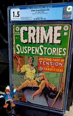 Buy Crime Suspenstories #24 Cgc 1.5 Ec Comics Soti Us Senate 1954  • 181.32£
