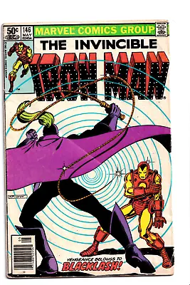 Buy Iron Man #146 1981 Marvel Comics 1st App. Blacklash (Mark Scarlotti) • 6.16£