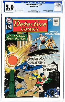 Buy Detective Comics #300 (Feb 1962, D.C. Comics) CGC 5.0 VG/FN | 3838641015 • 317.19£