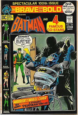 Buy Brave And The Bold #100 DC 1972 Batman & GL/GA/BC; Haney / Aparo, FN • 23.75£