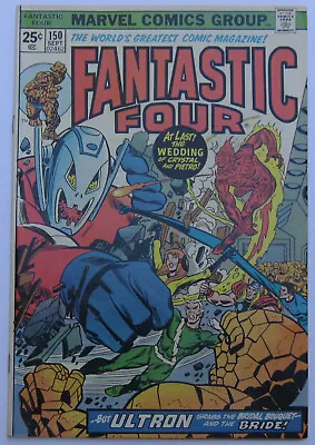 Buy Fantastic Four #150 (Sep 1974, Marvel) VG (4.0), Crystal & Quicksilver's Wedding • 11.86£