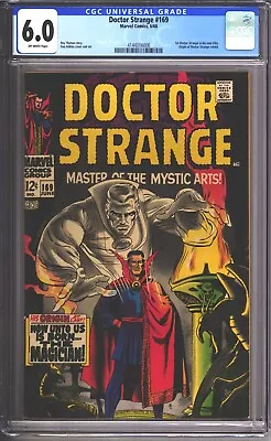 Buy Doctor Strange #169 CGC 6.0 (1968) 1st Doctor Strange In His Own Title • 210£