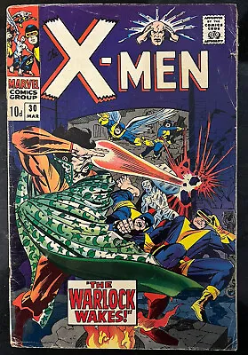Buy Marvel Comics X-Men #30 1967 Silver Age Uncanny FN- • 20.99£