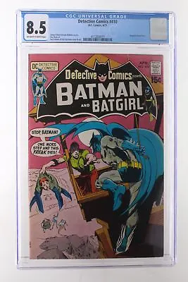 Buy Detective Comics #410 - D.C. Comics 1971 CGC 8.5 Batgirl Backup Story. • 71.25£