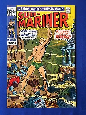 Buy Sub-Mariner #25 FN+ (6.5) MARVEL ( Vol 1 1970) (3) • 15£