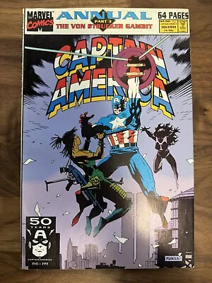 Buy Captain America Annual #10 ***the Von Strucker Gambit*** Grade Vf+ • 4.99£