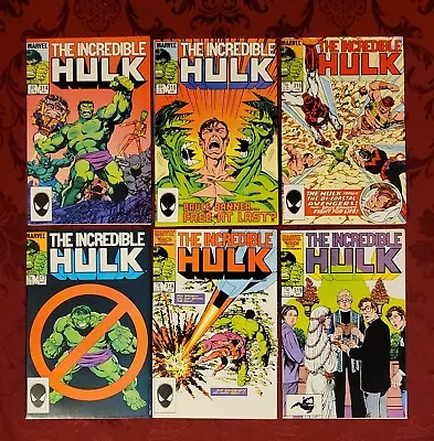 Buy Incredible Hulk 314-319 Complete John Byrne Run 1985-1986 Marvel Comics Lot Of 6 • 31.62£