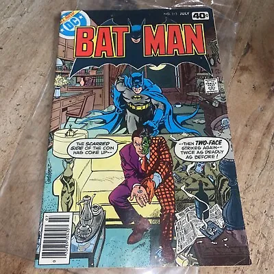 Buy Batman 313 1st Tim Fox Whitman Variant DC Comics July 1979 Two Face • 120.08£