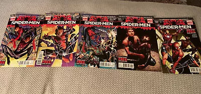 Buy Spider-men 1 2 3 4 5 2012 Set Miles Morales Marvel Comics • 50£