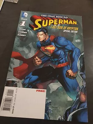Buy Box 45b, Comic DC, Free Comic Book Day Superman # 1 Last Son Of Krypton Rare! • 3.75£