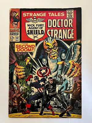 Buy Marvel Strange Tales Doctor Strange #161 'The Second Doom' 1967 • 48.21£