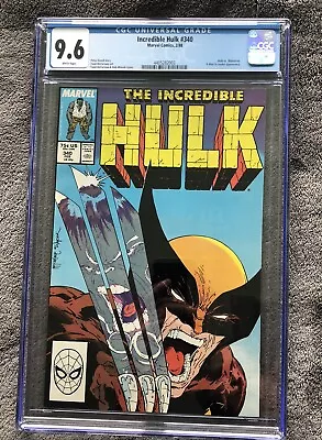 Buy The Incredible Hulk #340 (CGC GRADE 9.6 White, Comics) **Mcfarlane Hulk Vs Wolve • 319.68£