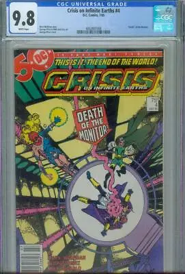 Buy Crisis On Infinite Earths #4 Cgc 9.8, 1985, Newsstand Edition • 277.05£