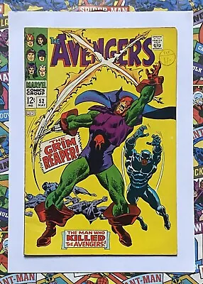 Buy AVENGERS #52 - MAY 1968 - 1st GRIM REAPER APPEARANCE! - FN/VFN (7.0) CENTS COPY! • 74.99£