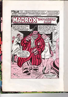 Buy GIANT-SIZE FANTASTIC FOUR 4 First Appearance MADROX UK Reprint Annual Low Grade  • 5.99£