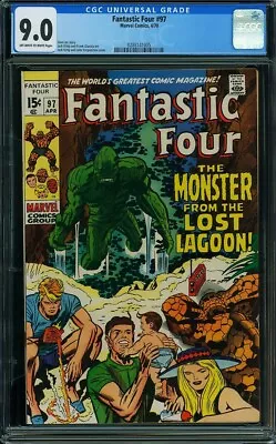 Buy FANTASTIC FOUR  # 97 Awesome Cover! CGC 9.0 HIGH Grade!     0288141005 • 83.01£