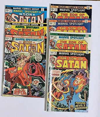 Buy Marvel Spotlight Son Of Satan #13-19 (1974) Bronze Age Marvel Horror Comics • 47.97£