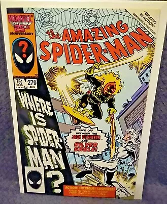 Buy AMAZING SPIDER-MAN #279 NM- Ron Frenz Cover - 1986 Marvel - Silver Sable App. • 9.61£