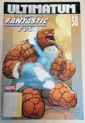 Buy COMIC - Ultimate Fantastic Four Issue #58 Pokaski Kirkham Winn Blond Marvel  • 2.50£